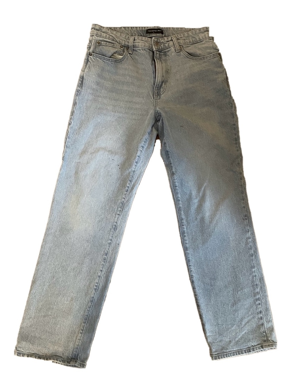 Aeropostale Men's Light Wash Relaxed Jeans